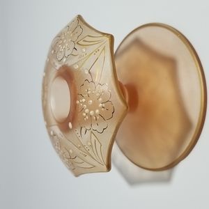 Rare 1880 Pink depression glass  candlestick 1